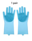 2Pcs Pet Grooming Cleaning Gloves