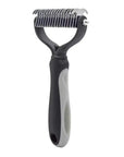 Pet Deshedding Brush Double Sided Pet Grooming Tool