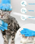 2Pcs Pet Grooming Cleaning Gloves