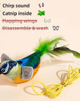 Bird-Shaped Cat Toy Interactive Toys Dog Rechargeable