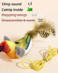 Bird-Shaped Cat Toy Interactive Toys Dog Rechargeable