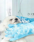 2Pcs Pet Grooming Cleaning Gloves