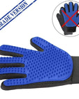 Silicone Pet Grooming Gloves Cats Hair Brush and Comb Gloves