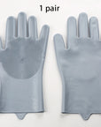 2Pcs Pet Grooming Cleaning Gloves