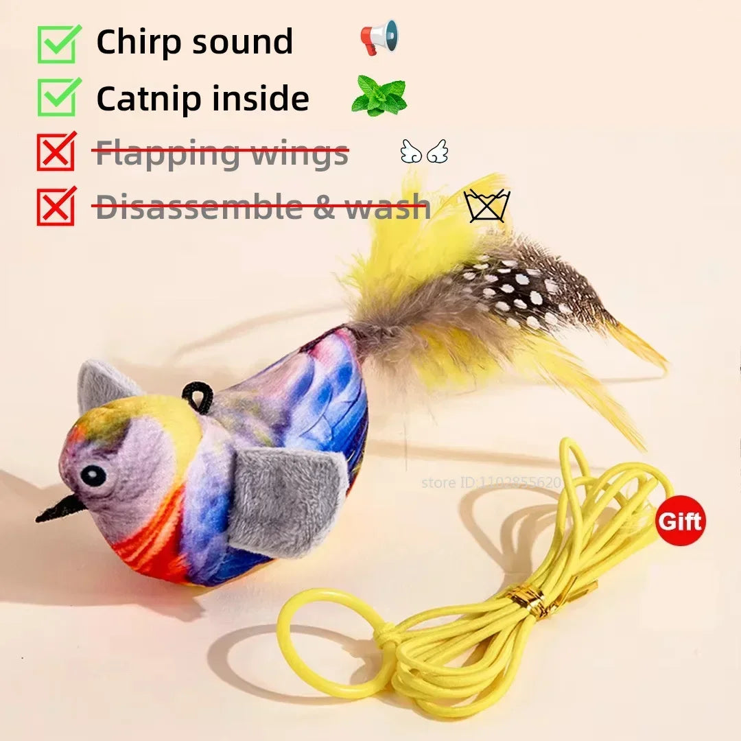 Bird-Shaped Cat Toy Interactive Toys Dog Rechargeable
