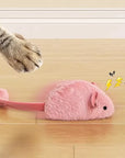 Interactive Plush Mouse Cat Toys Simulation