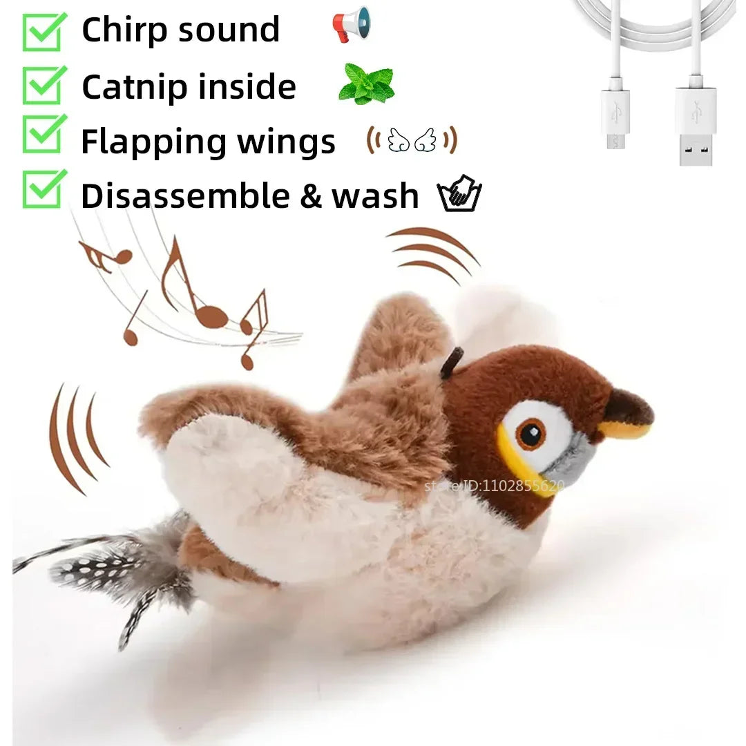 Bird-Shaped Cat Toy Interactive Toys Dog Rechargeable