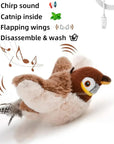 Bird-Shaped Cat Toy Interactive Toys Dog Rechargeable