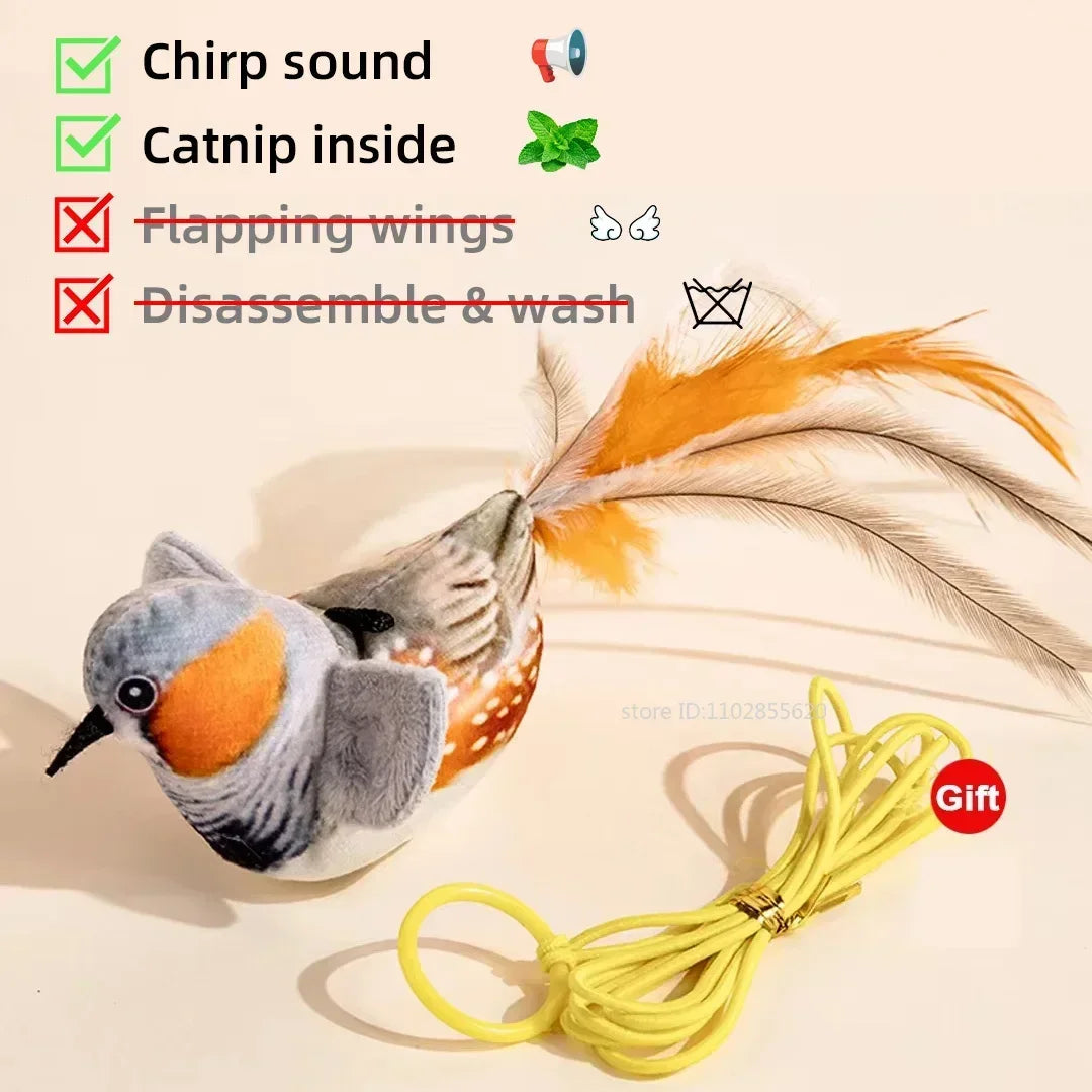 Bird-Shaped Cat Toy Interactive Toys Dog Rechargeable
